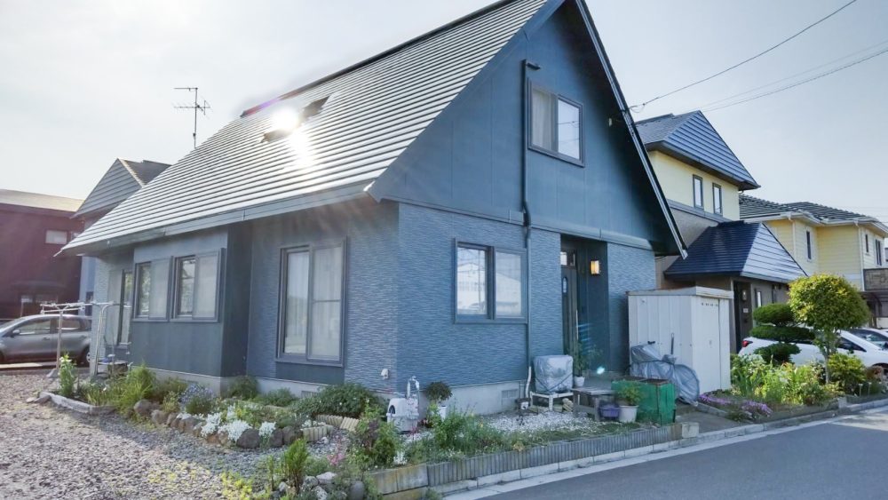 函館市A邸屋根塗装、壁塗装工事